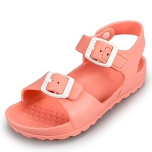 Kids double buckle adjustable arch support sandals size 1 Big Kid